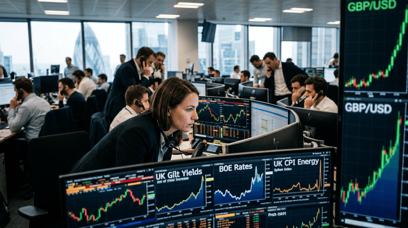 Sterling’s Energy Shock: How Repriced BoE Cuts Are Lifting the Pound