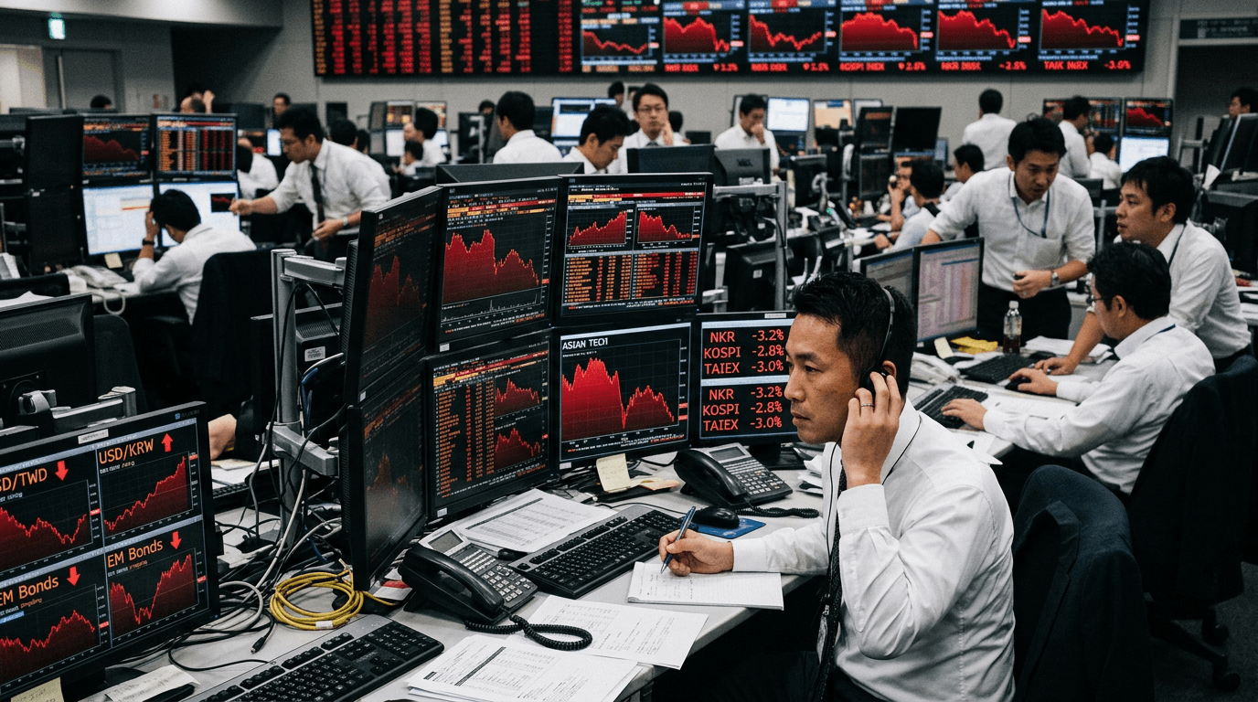 Tech Rout and Capital Flight: How $46.1B in Outflows Is Shaking EM Assets
