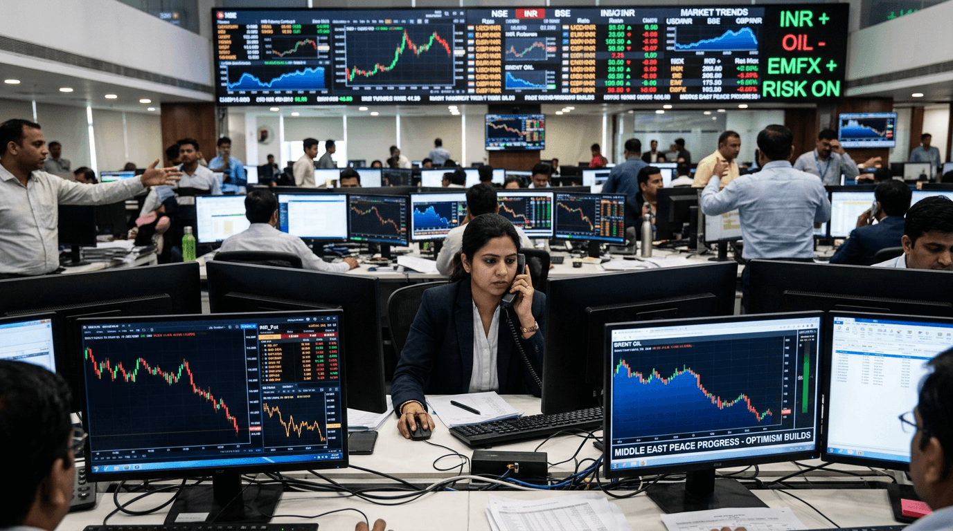 Rupee Rally: How Middle East Peace Hopes Are Repricing INR and EM FX
