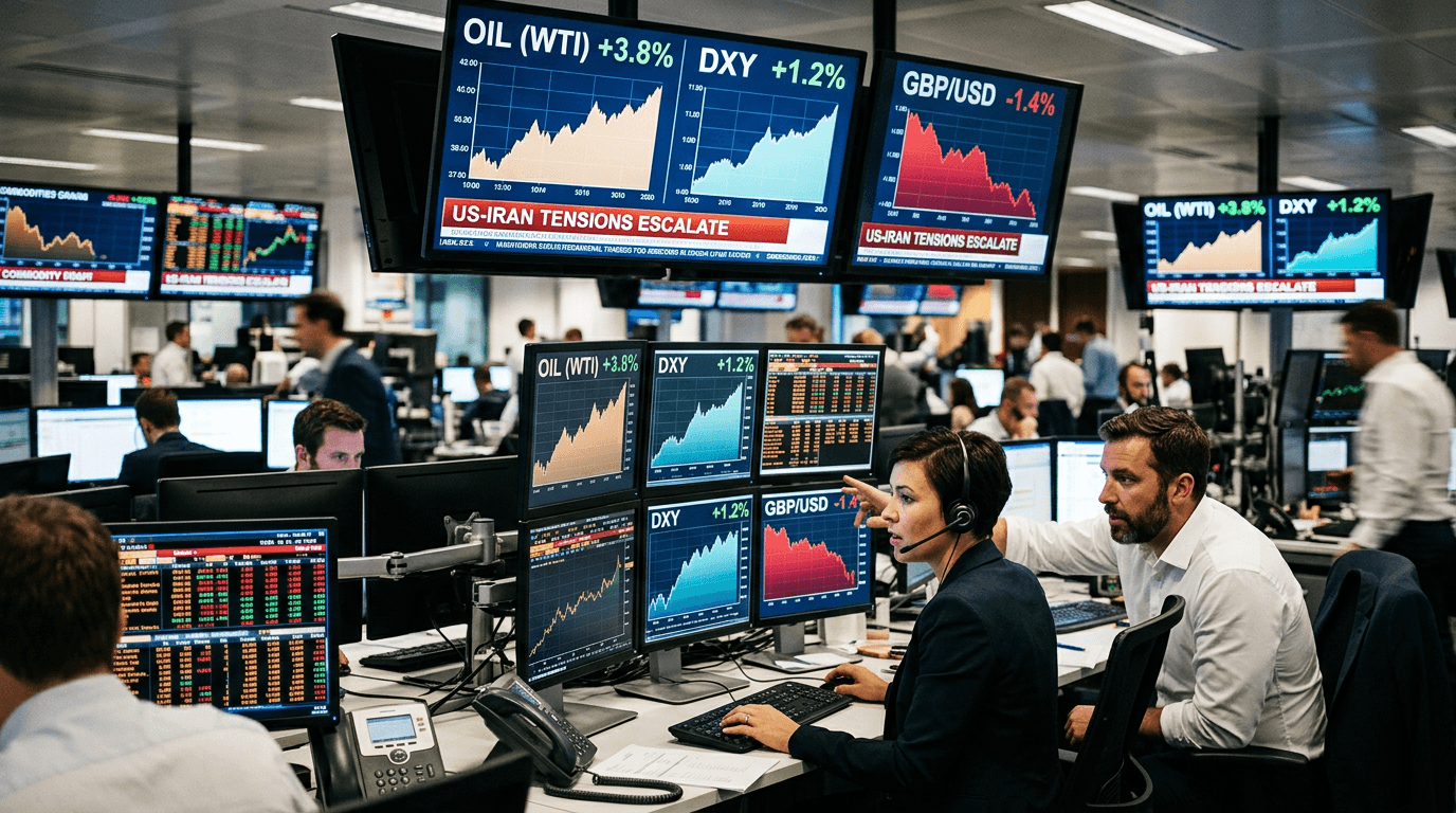 Sterling, Oil and the Dollar: How Iran Tensions Are Reshaping FX