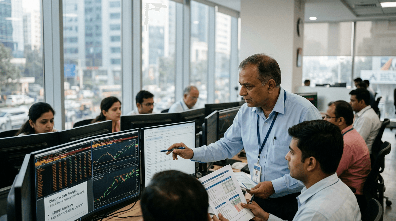 Tax Tailwinds: How India’s Direct Collections Bolster Fiscal Strength and the Rupee