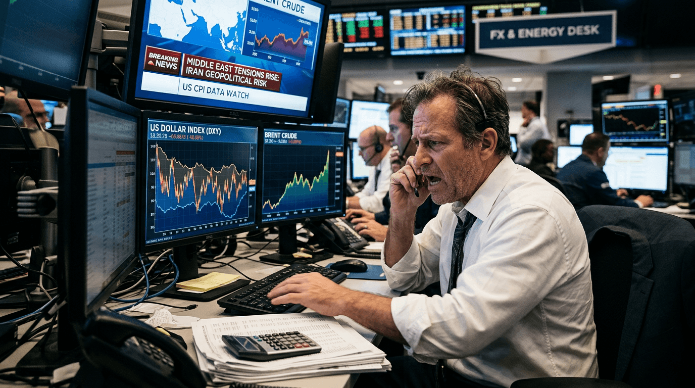 Choppy Dollar, Hot Oil: Trading FX Ahead of U.S. CPI and Iran Risks