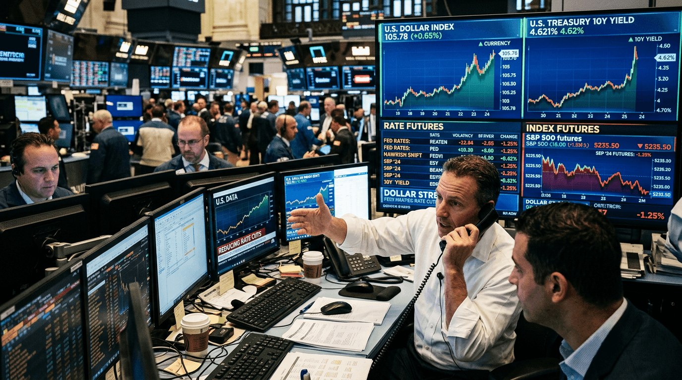 Dollar Index Rally: How Strong U.S. Data Is Repricing FX and Rate Futures