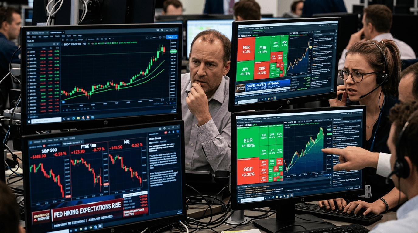 Safe-Haven Dollar Rises as Gulf Tensions Fuel Oil and Fed Hike Bets