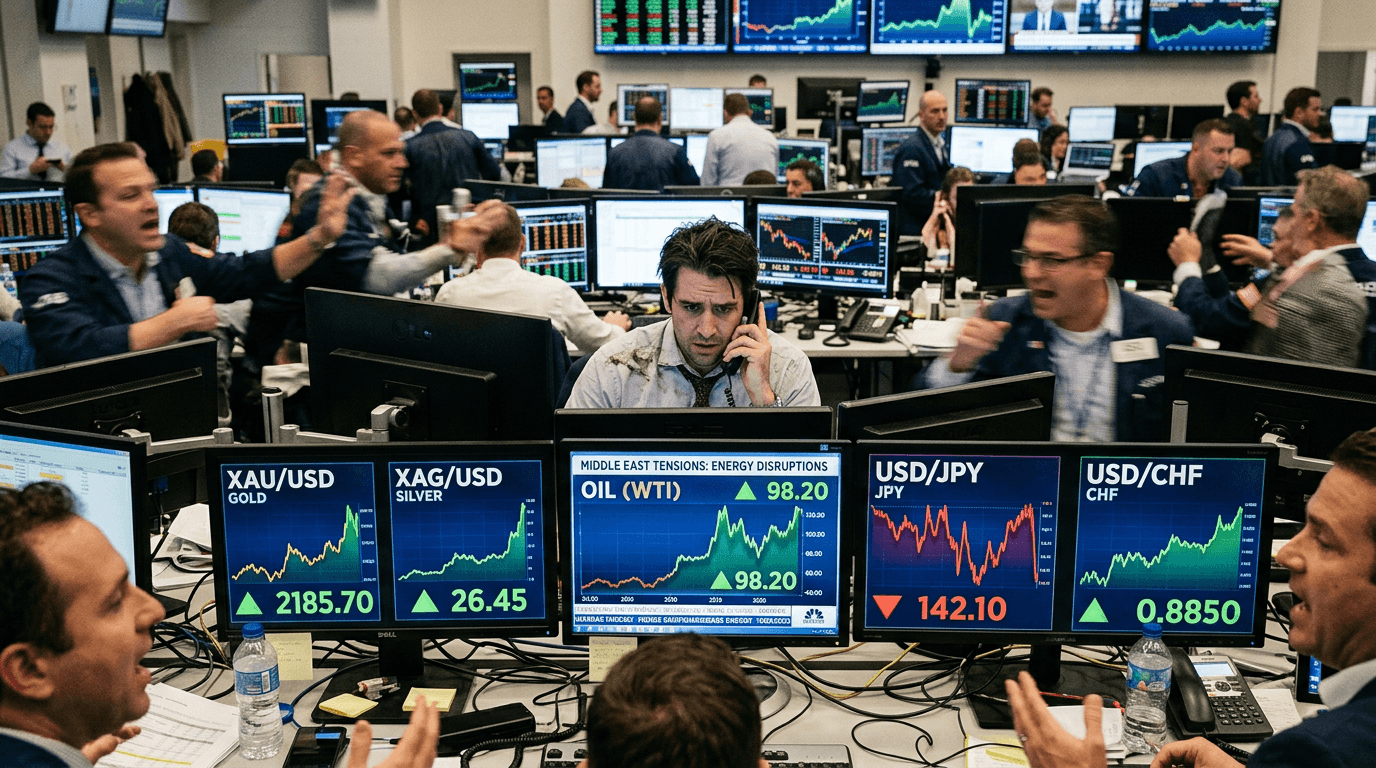 Safe Havens Surge as Middle East War Roils Energy and FX Markets