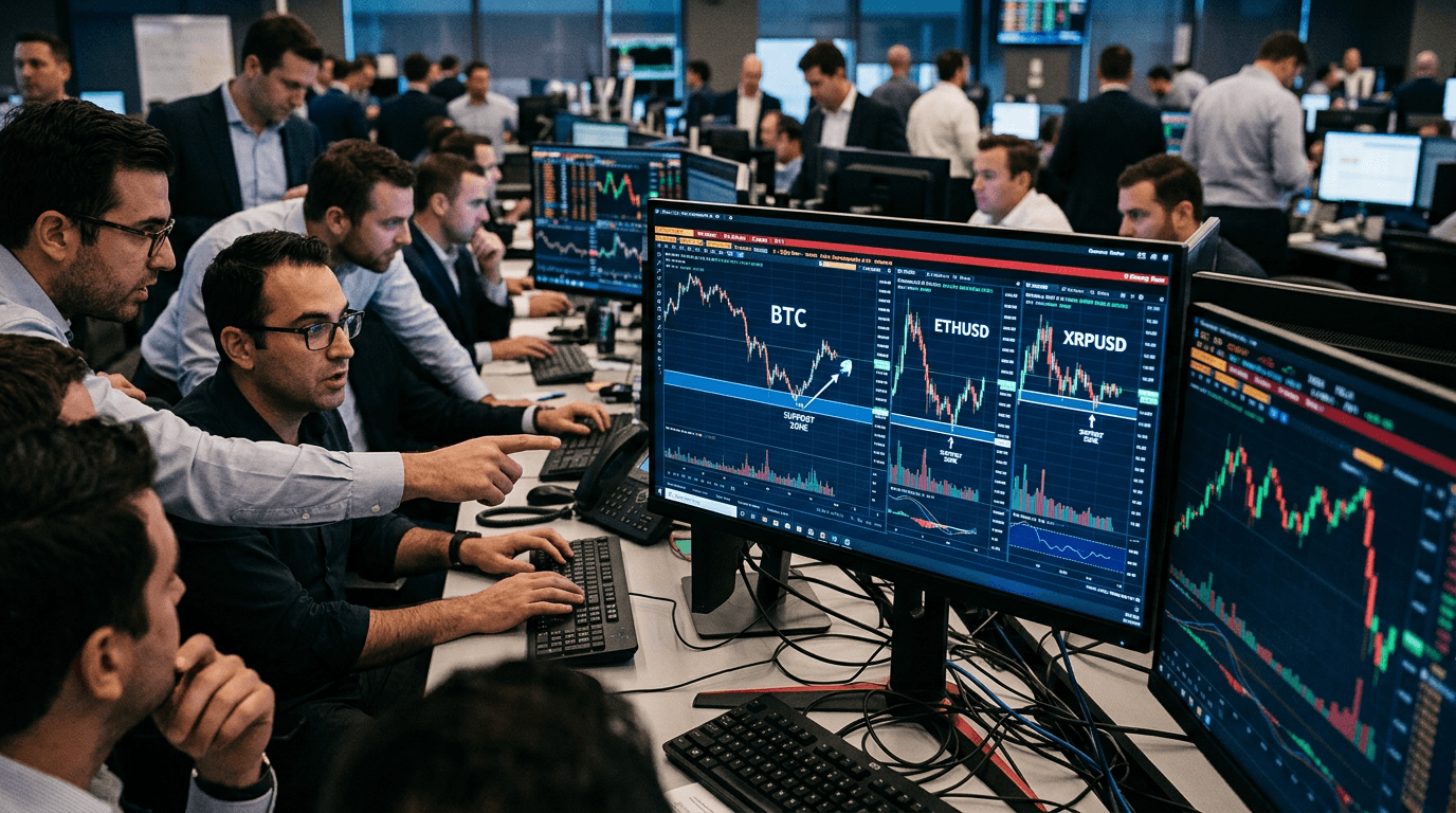 Crypto Majors Hold the Line as Volatility Swirls Around Them