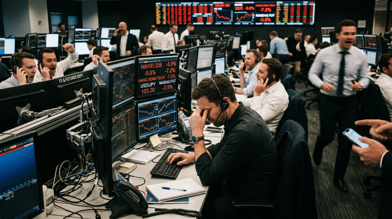 Asian Tech Bloodbath: How Risk-Off is Roiling FX and Futures