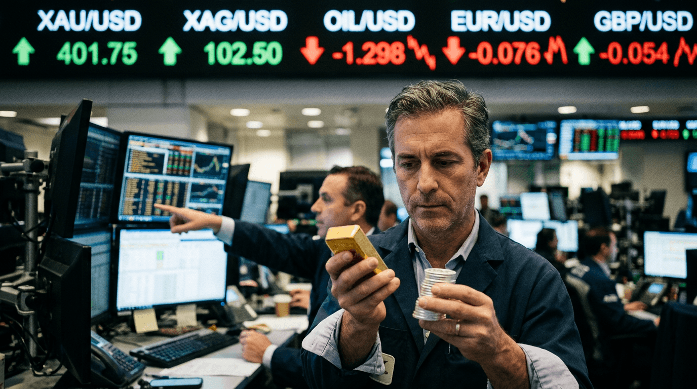 Safe-haven metals and FX react to Middle East energy shock