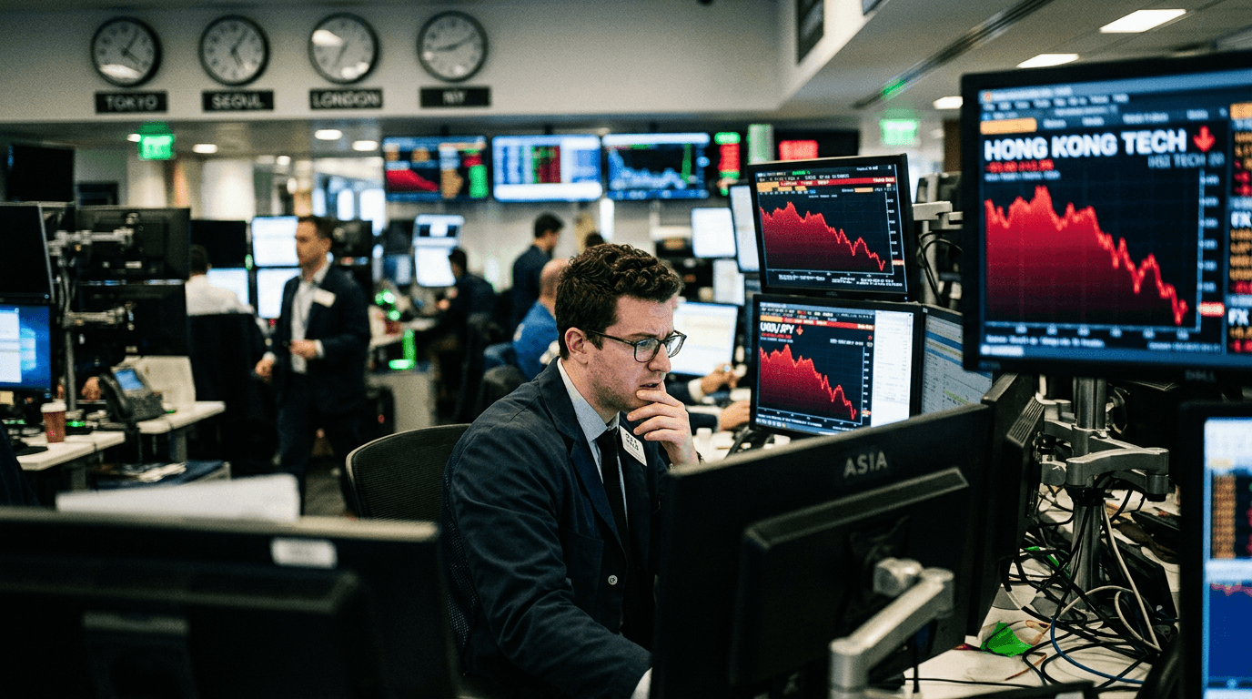 Asian Tech Rout: How Asia’s Selloff Is Shaking Futures and FX
