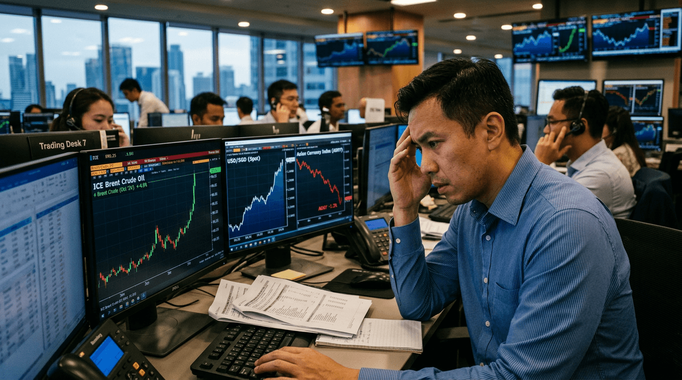 Oil Above $90: How Middle East Tensions Hit Asian FX and Inflation