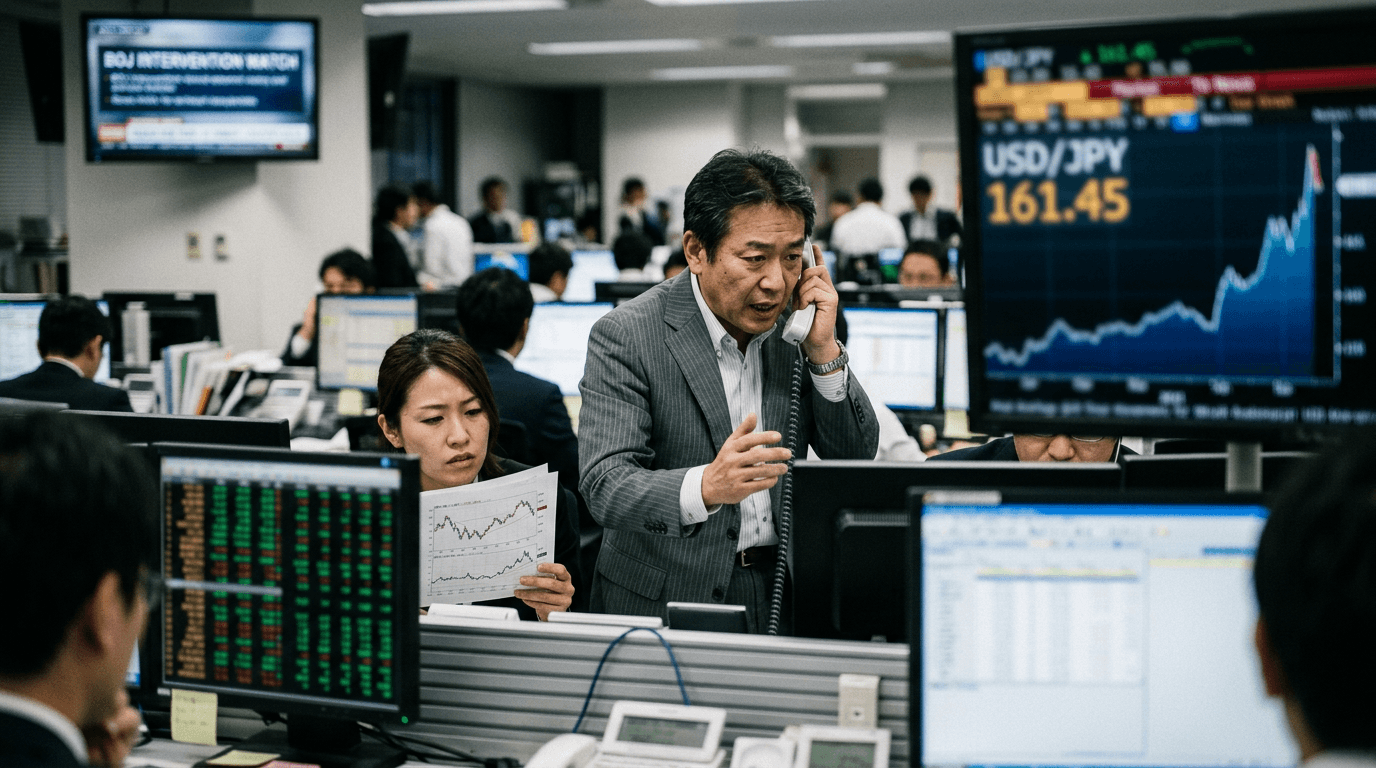 Dollar-Yen at 40-Year Extremes: Intervention Watch and Safe-Haven Shifts
