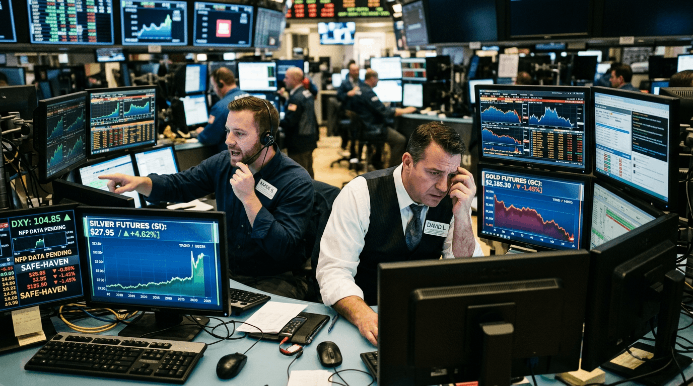 Gold vs. Silver: Why Safe-Haven Flows Are Pulling Prices Apart