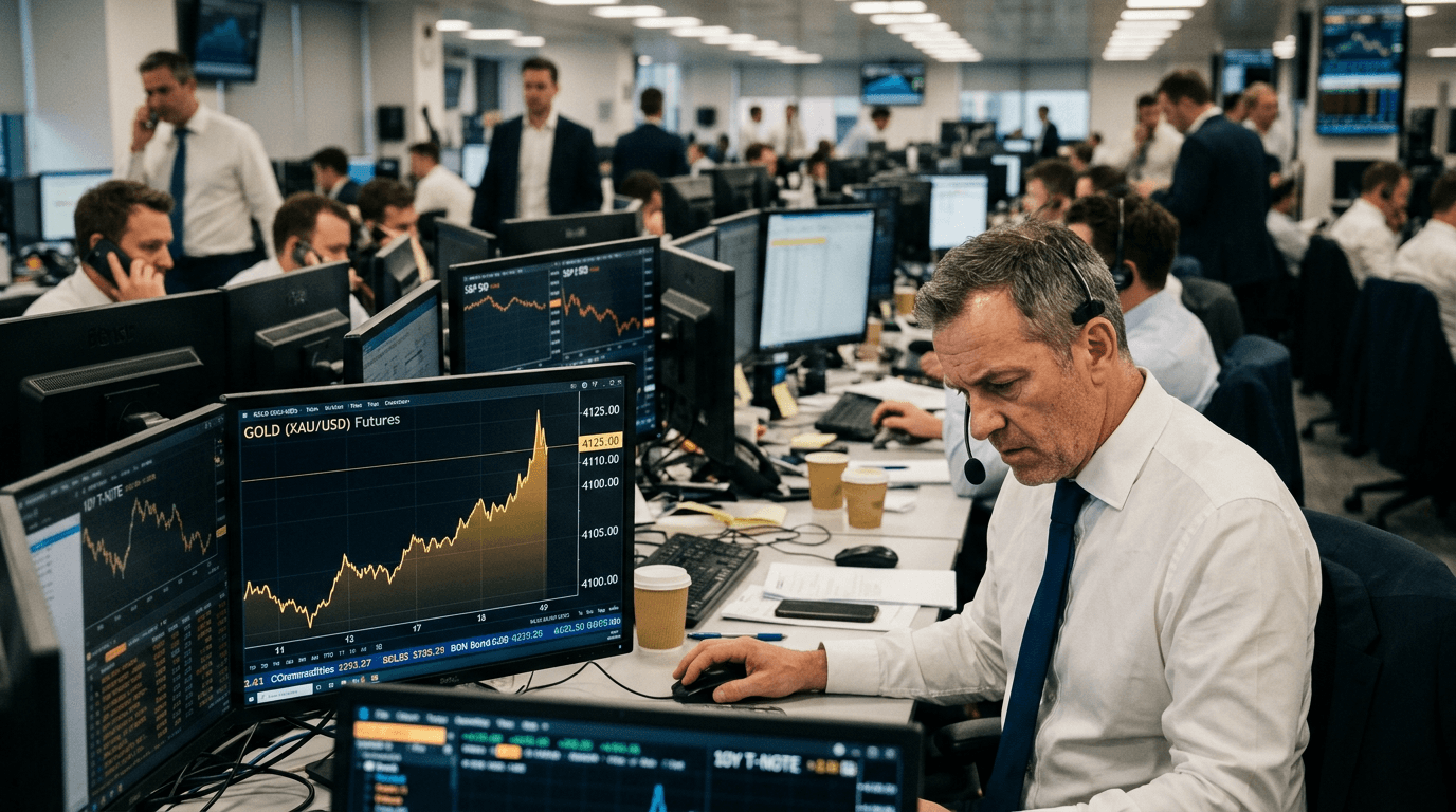 Gold Above $4,100: What Surging Risk Aversion Means for Traders
