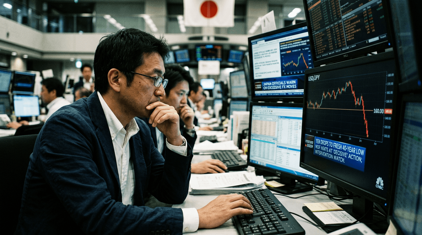 Yen At 40-Year Low: What Japan’s ‘Decisive’ FX Warning Means for Traders