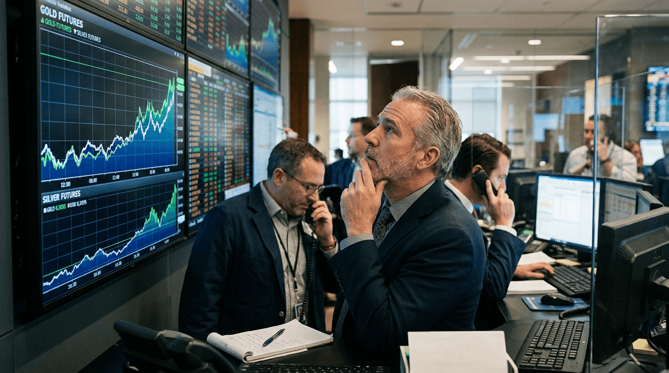 Safe-Haven Flows Lift Gold And Silver As Traders Hedge War And Data Risks