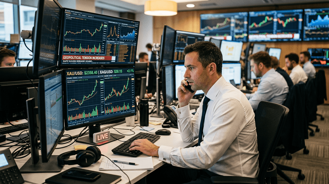 Safe-Haven Metals in Focus: NFP, Middle East Risk and Volatility