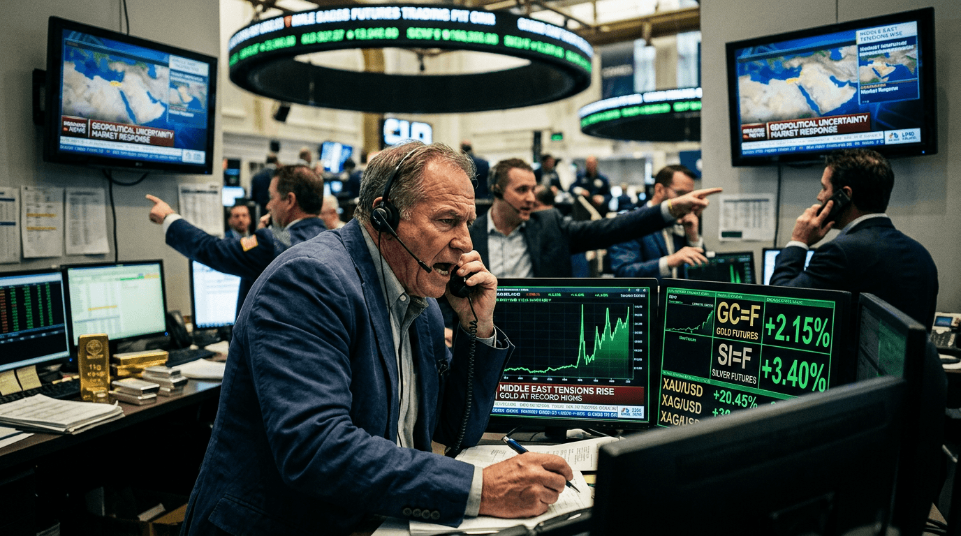 Safe-Haven Rush: How Gold and Silver React to the Middle East Crisis