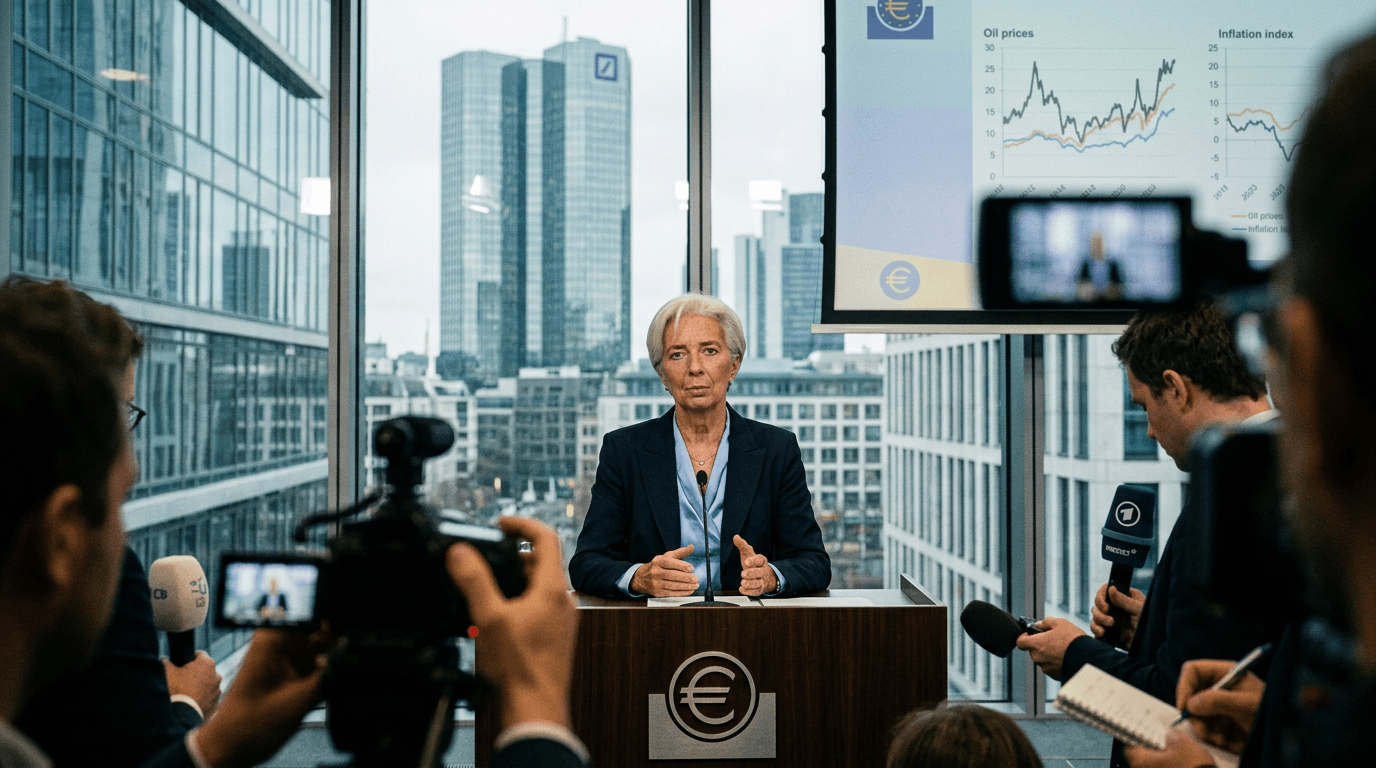 ECB Stands Pat On Rates But Flags Oil Shock: What Traders Need To Know