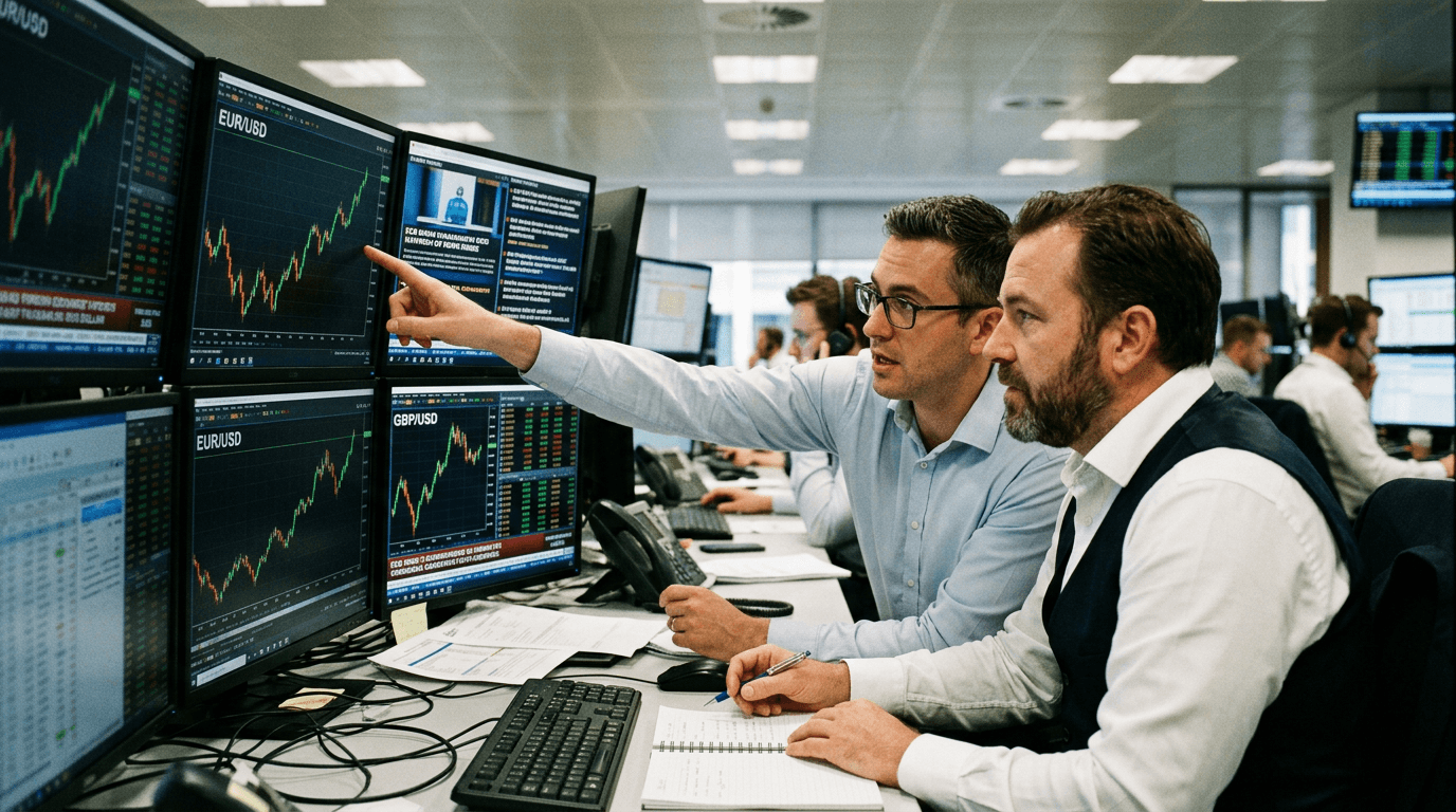 Euro And Sterling Gain Ground As ECB’s Hawkish Hold Meets Softer Dollar