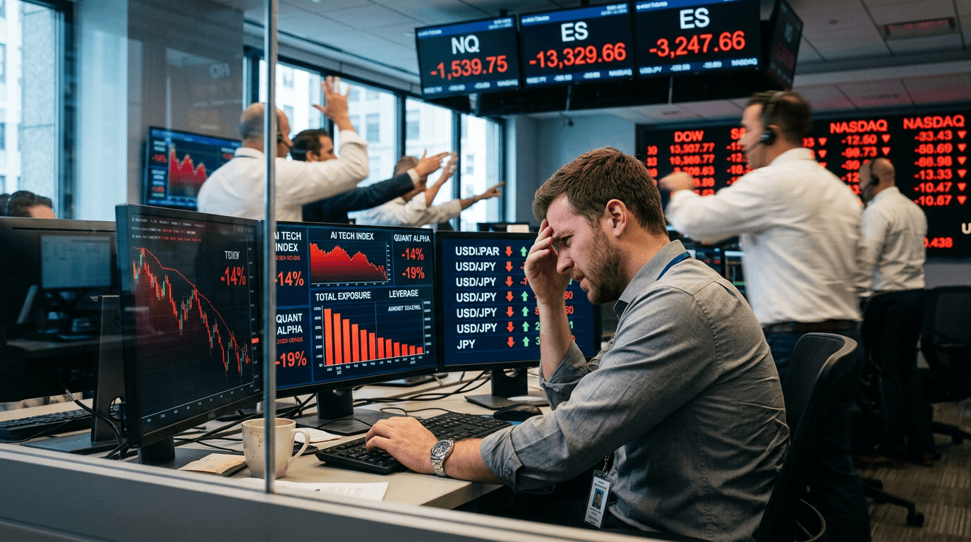 When AI Stocks Fall: How Quant Funds, Futures and FX All Got Hit