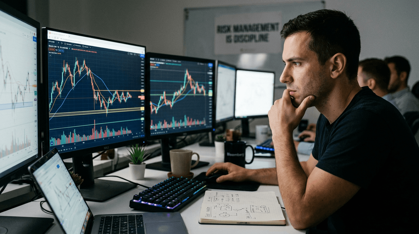 Crypto Pauses at the Edge: Trading Bitcoin’s Consolidation Near Key Supports