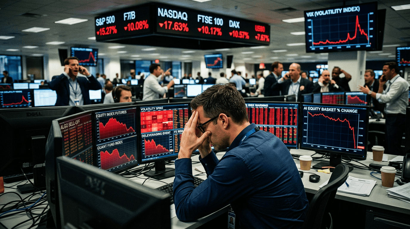 AI Equity Rout Slams Quant Funds and Supercharges Volatility