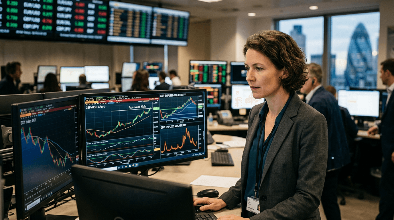 Pound Near Four-Week Highs: What Rising GBP Volatility Means for Traders