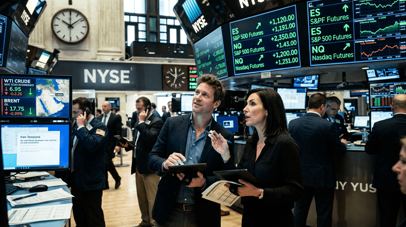 Oil Retreats, Tensions Ease: Why Wall Street Futures Are Rebounding