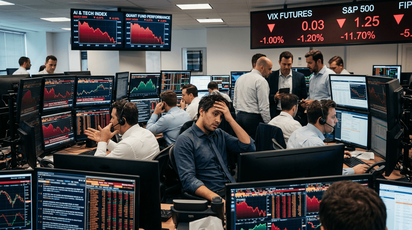 AI Selloff, Quant Pain: How An Overcrowded Trade Rocked Futures