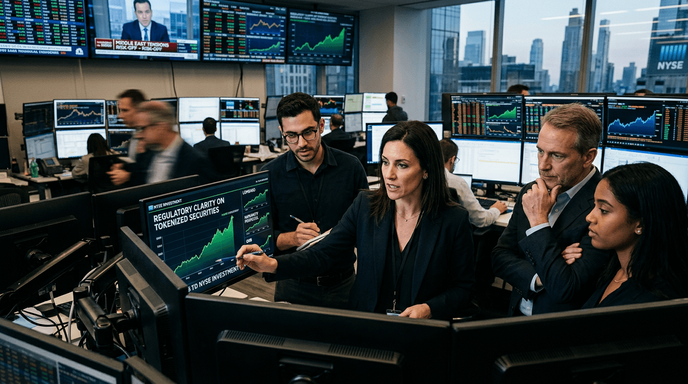 Crypto Gainers Defy War Risk as Fed and NYSE Back Tokenization