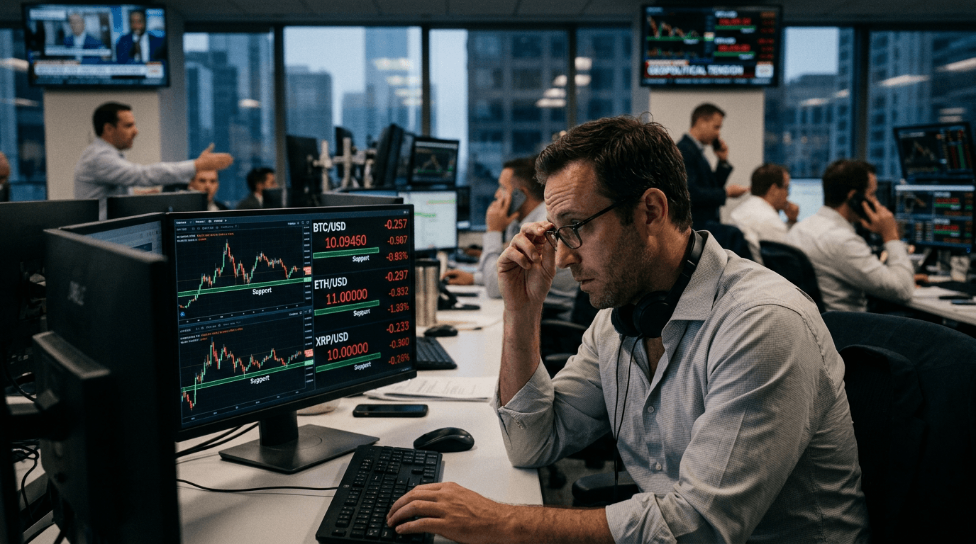 Crypto At A Crossroads: BTC, ETH, XRP Hold Supports Amid US–Iran War