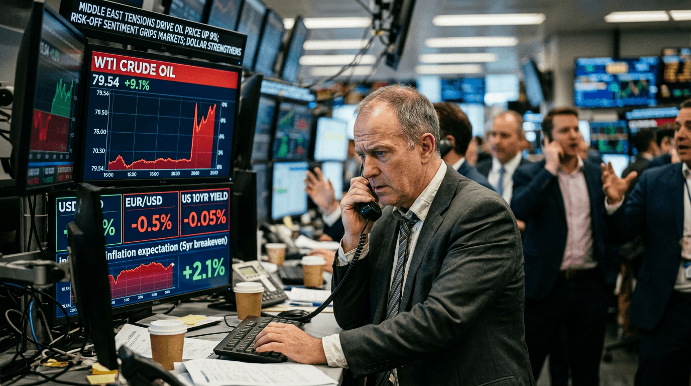Oil Spike, Safe Havens, And FX: Trading The U.S.–Iran Shock