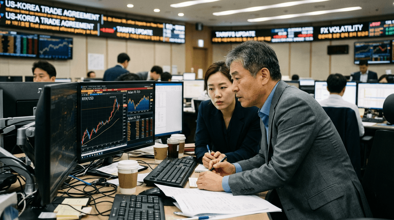 Won Rally on US Trade-Deal Breakthrough Lifts Asian FX Sentiment