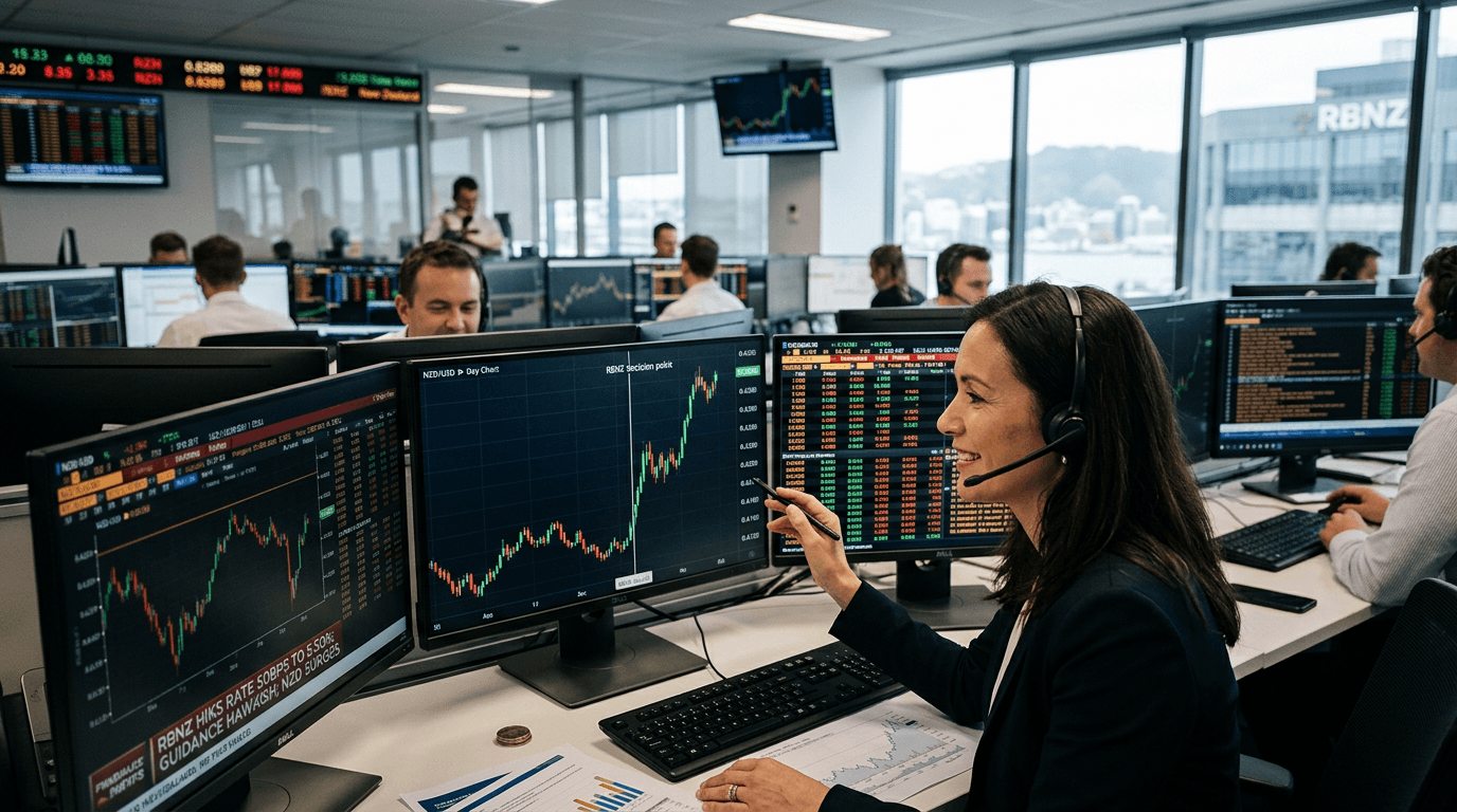 Kiwi Rally: How a Hawkish RBNZ Rate Hike Powered New Zealand Dollar Gains
