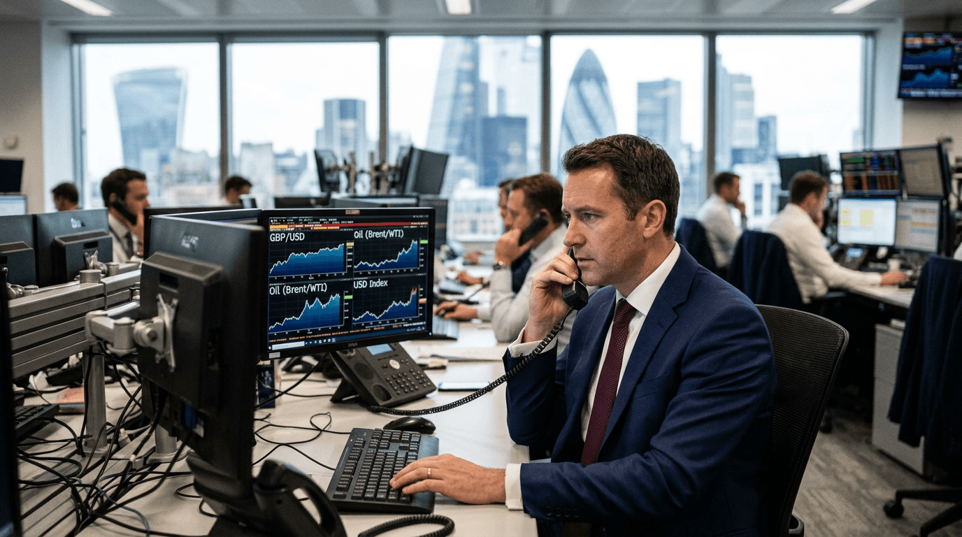 Sterling, Oil and the Dollar: Navigating Gulf Shock in FX Markets