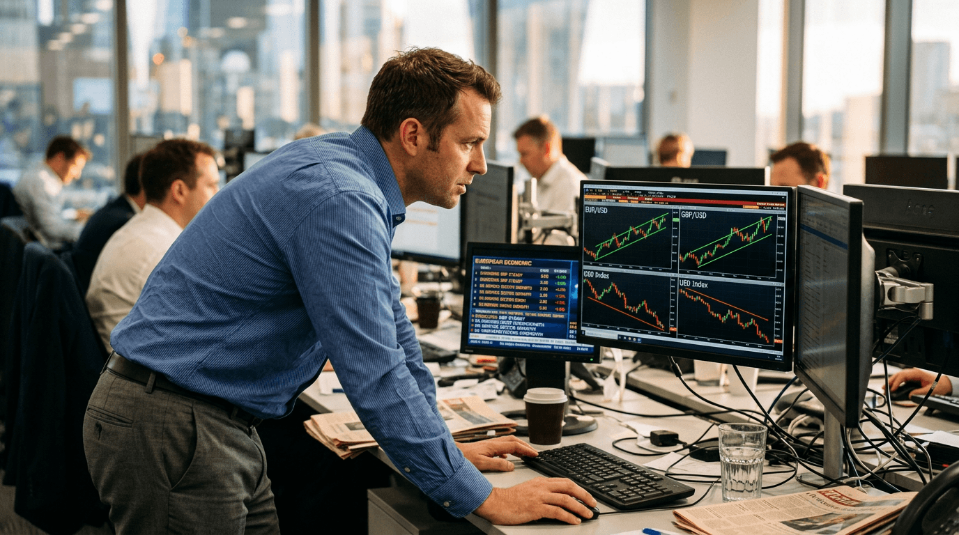 Euro & Pound Nudge Higher As Data Calm Rate Jitters
