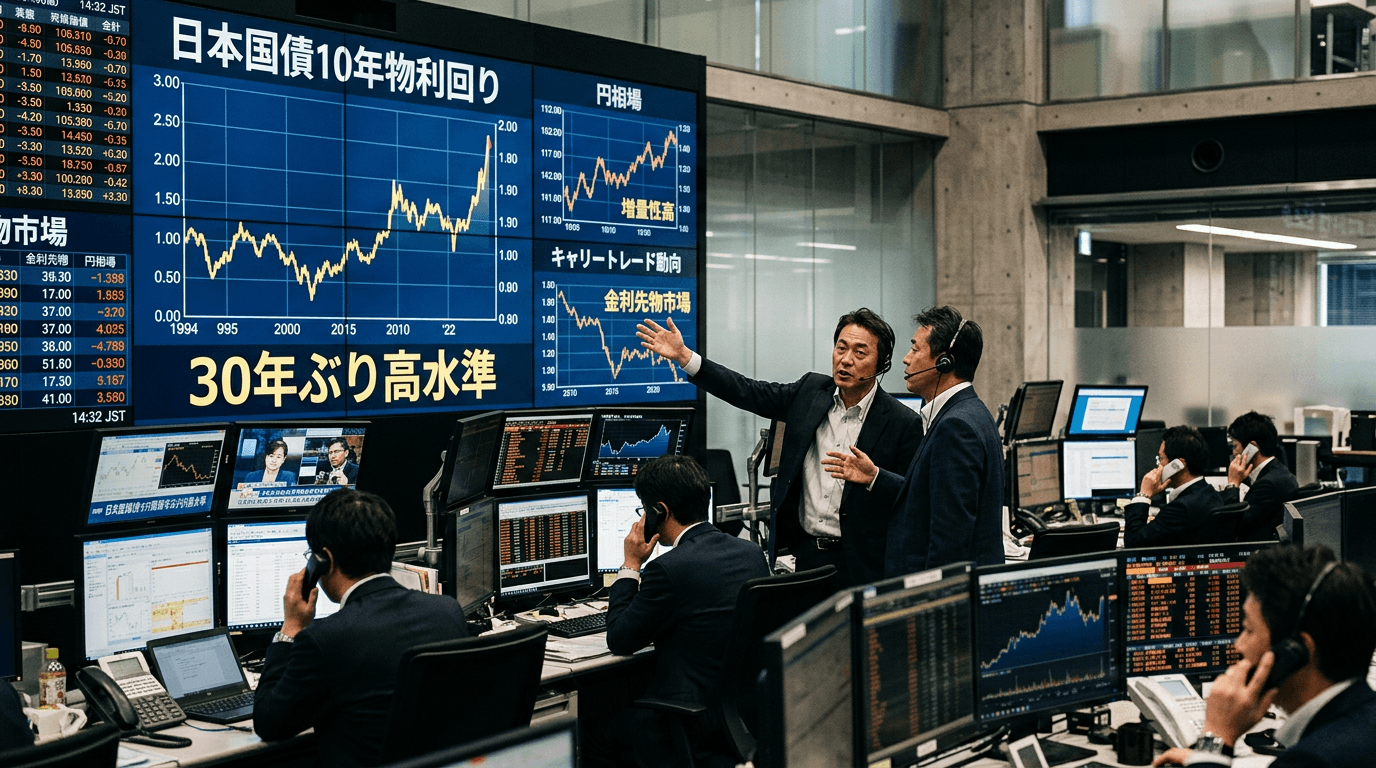 Japan’s 10‑Year Yield Breaks 30‑Year High: What It Means for Yen and Futures