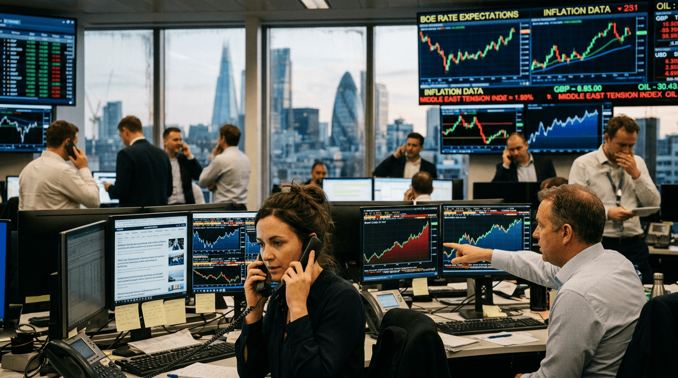 Pound Firms As Oil And Gulf Tensions Reshape Dollar Demand