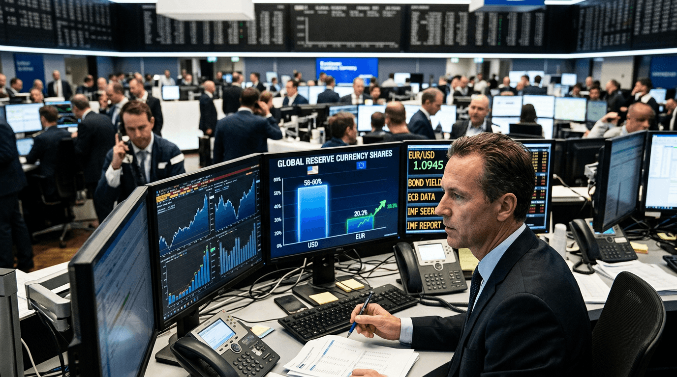 Euro Edges Up in Global Reserves, But the Dollar Still Dominates