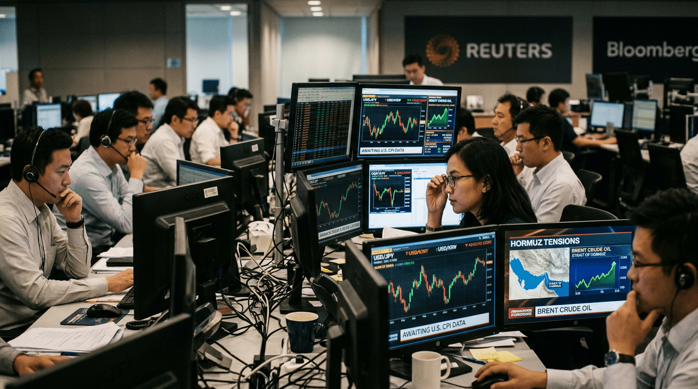 Asia FX Steady, Oil Elevated: Trading U.S. CPI and Hormuz Tensions