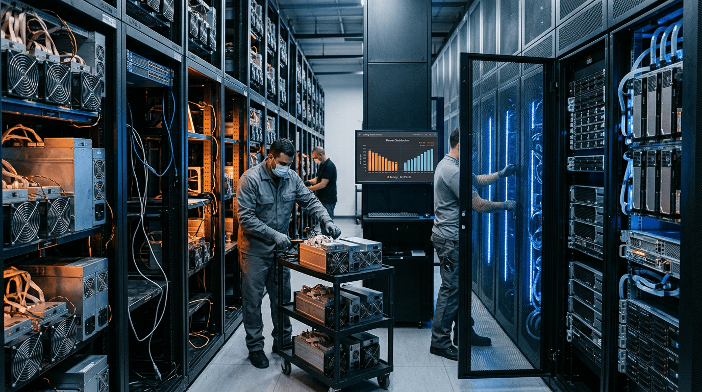 Bitcoin Miners Pivot to AI: Why a 13.4% Hashrate Cut Matters