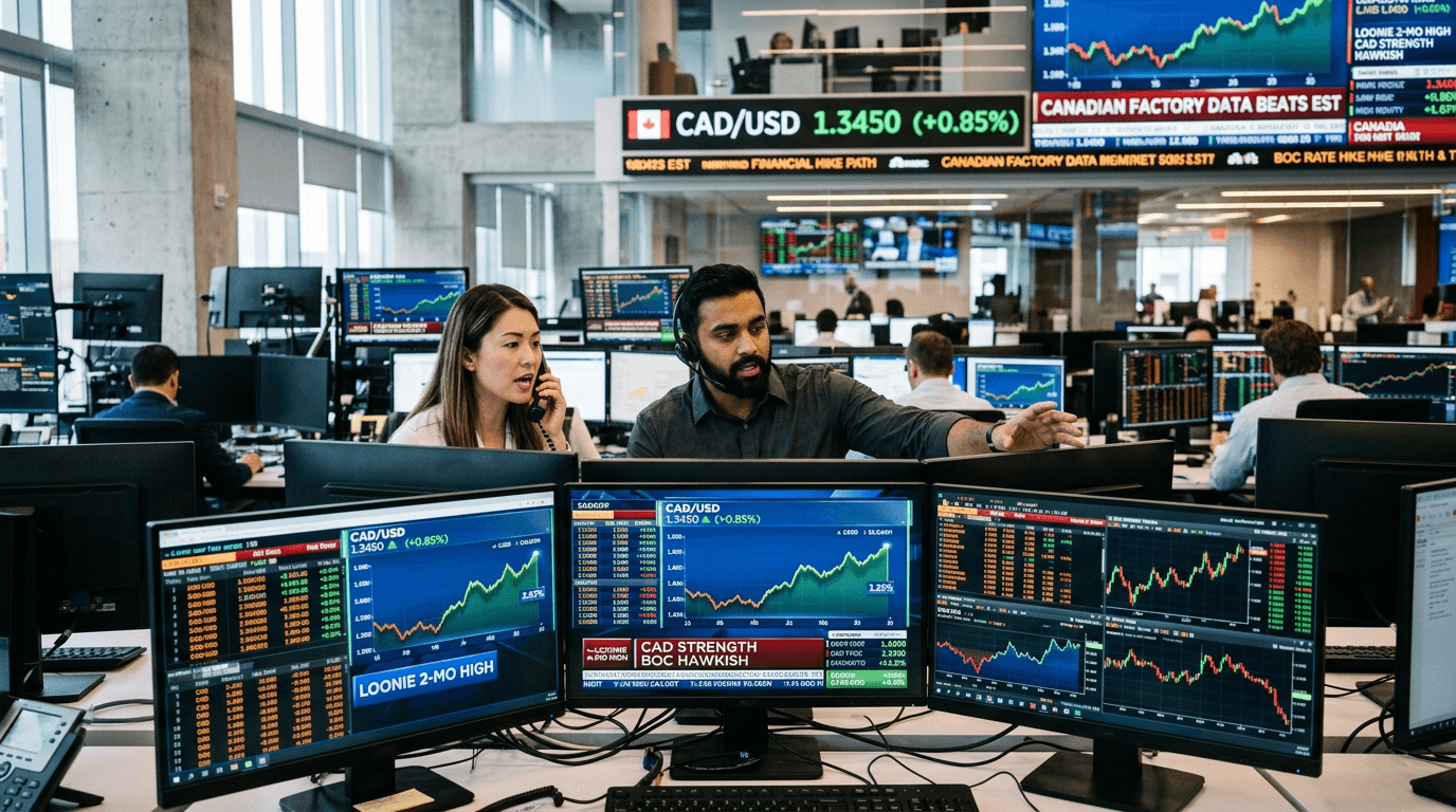 Loonie Lift-Off: What Strong Factory Data Means for CAD and Traders