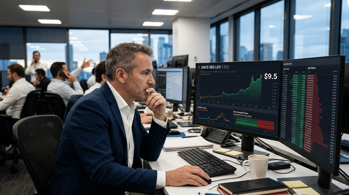 LEO Token’s Tug-of-War: Can Bulls Push Beyond $9.5?
