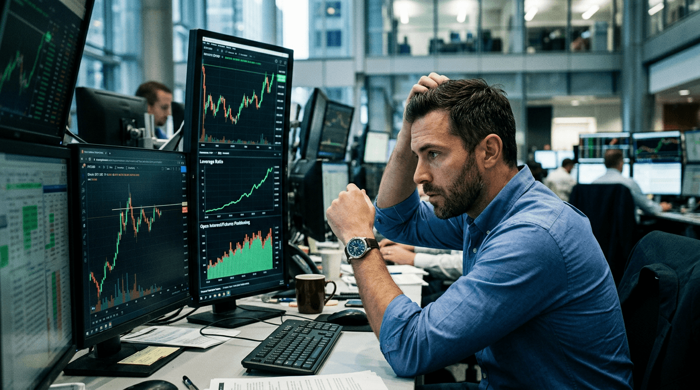Bitcoin’s Calm At $63K Masks Stretched Futures Risk