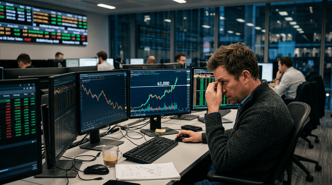 Bitcoin Above $63K: How Dollar Weakness and Futures Tone Shape the Next Move