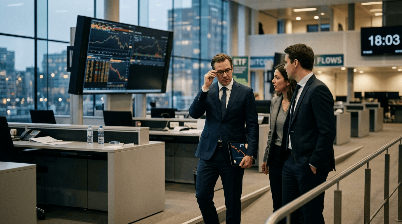 Bitcoin ETF Outflows: What Negative Flows Reveal About Institutional Risk