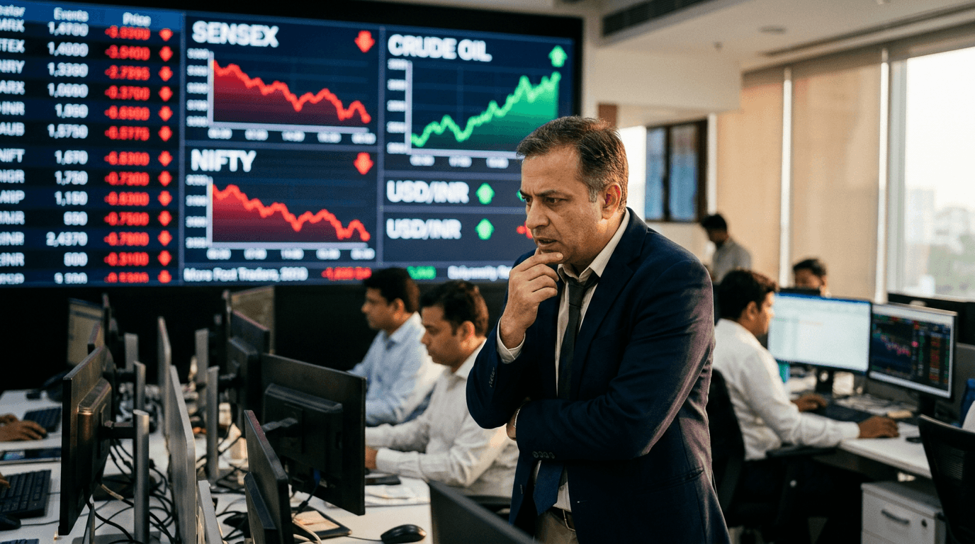Indian Markets Under Pressure: How Weak Global Cues And High Oil Shape Sensex And Nifty