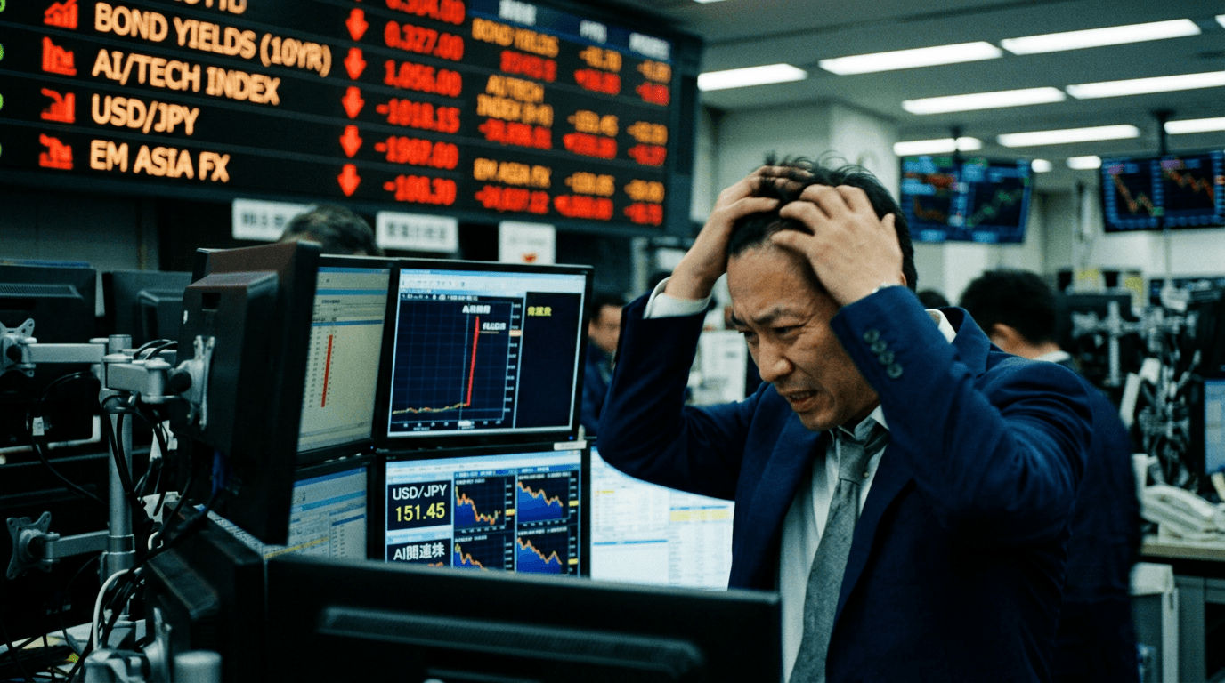 Asian AI Rally Meets Reality as Global Yields Surge