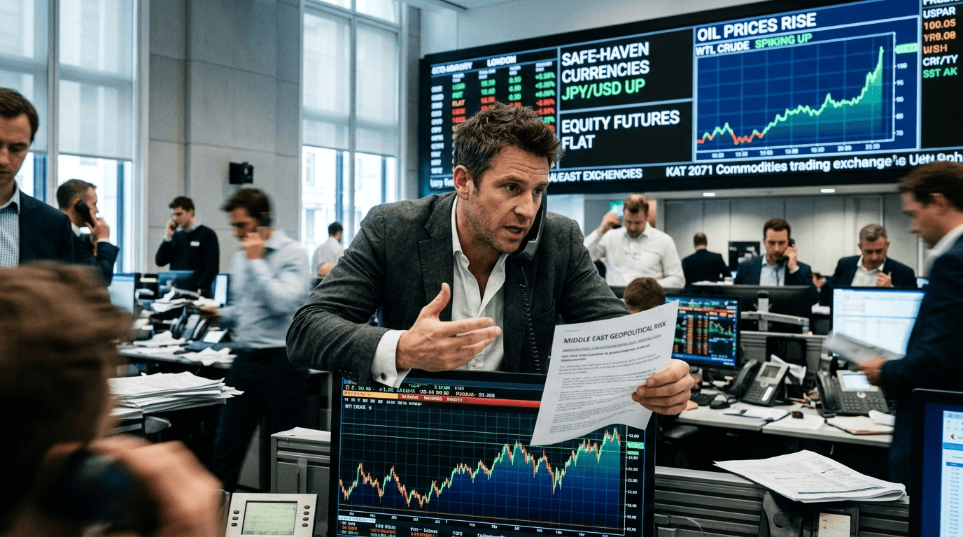 Risk Mood Sours: How Middle East Tensions Are Reshaping FX Markets