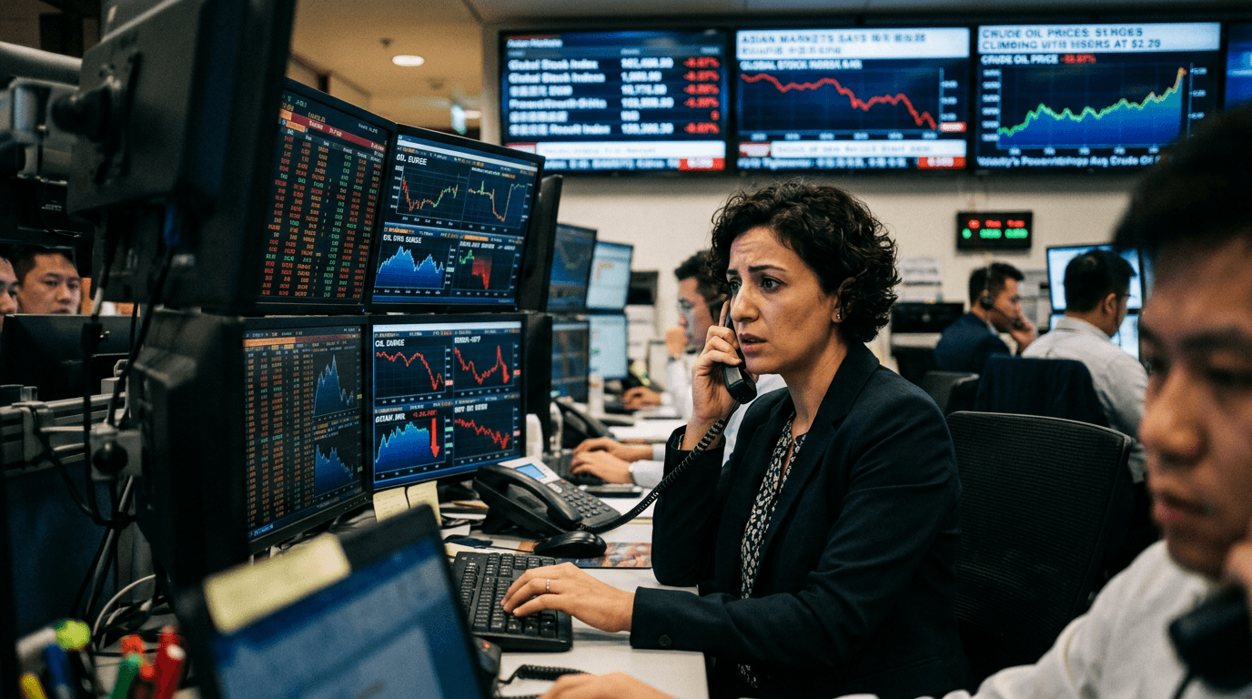 Asian Equities Buckle Under Middle East Tensions and Oil Rally